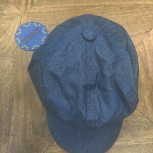Denim Newsboy Cap